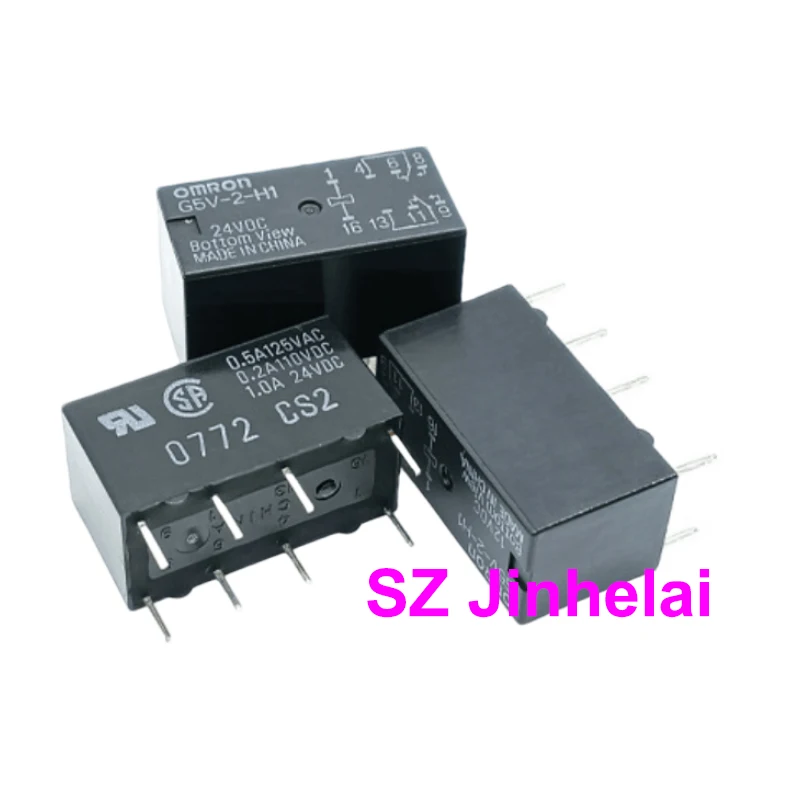 10pcs Omron Authentic Original Relays Micro Relay G5V-1 G5V-2 G5V-2-H1 5VDC 12VDC 24VDC