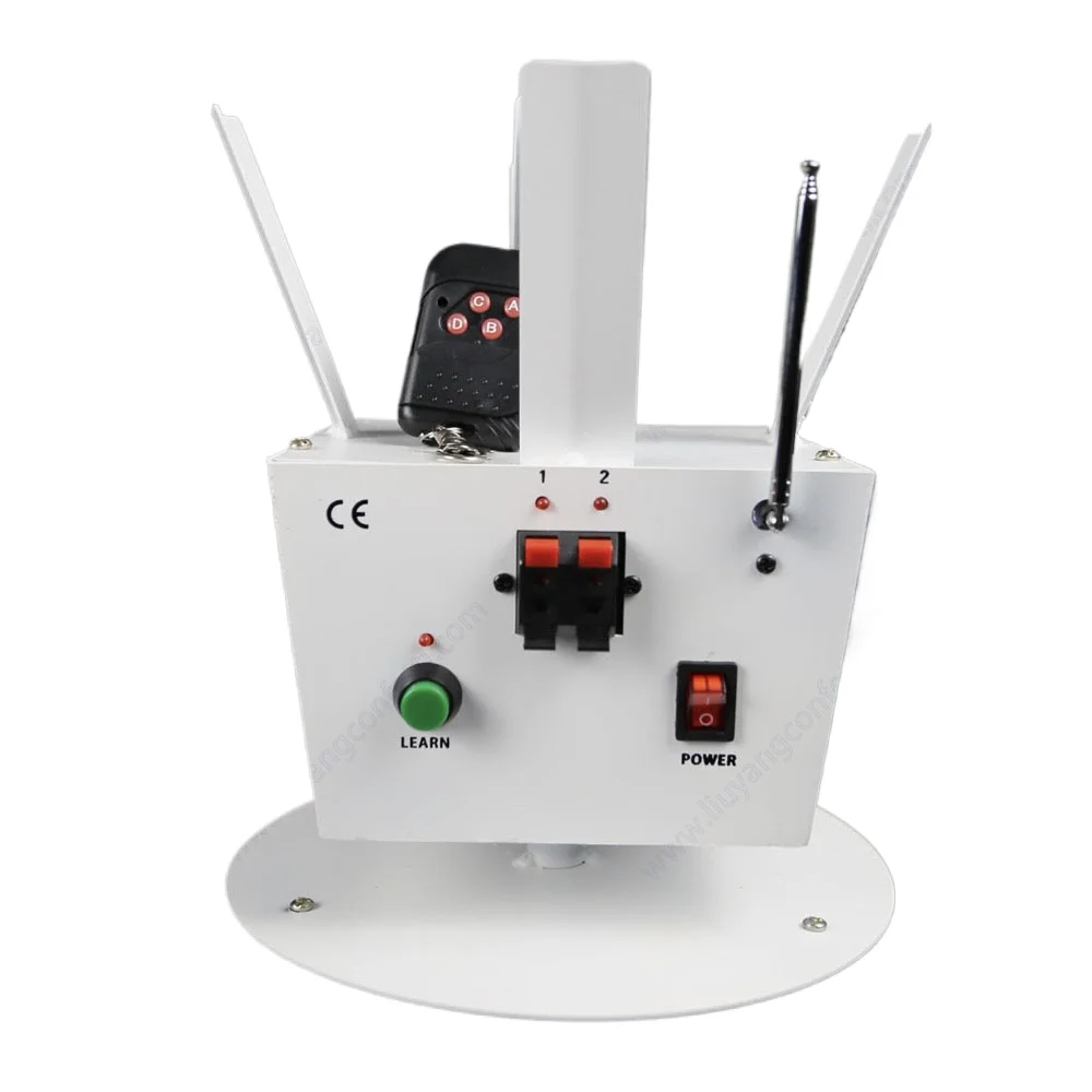 Rotation Spin Cold Spark Wedding Marriage Bride DJ 6 Channel Spinning Rotate Remote Control Cold Fountain Stage Effect Machine