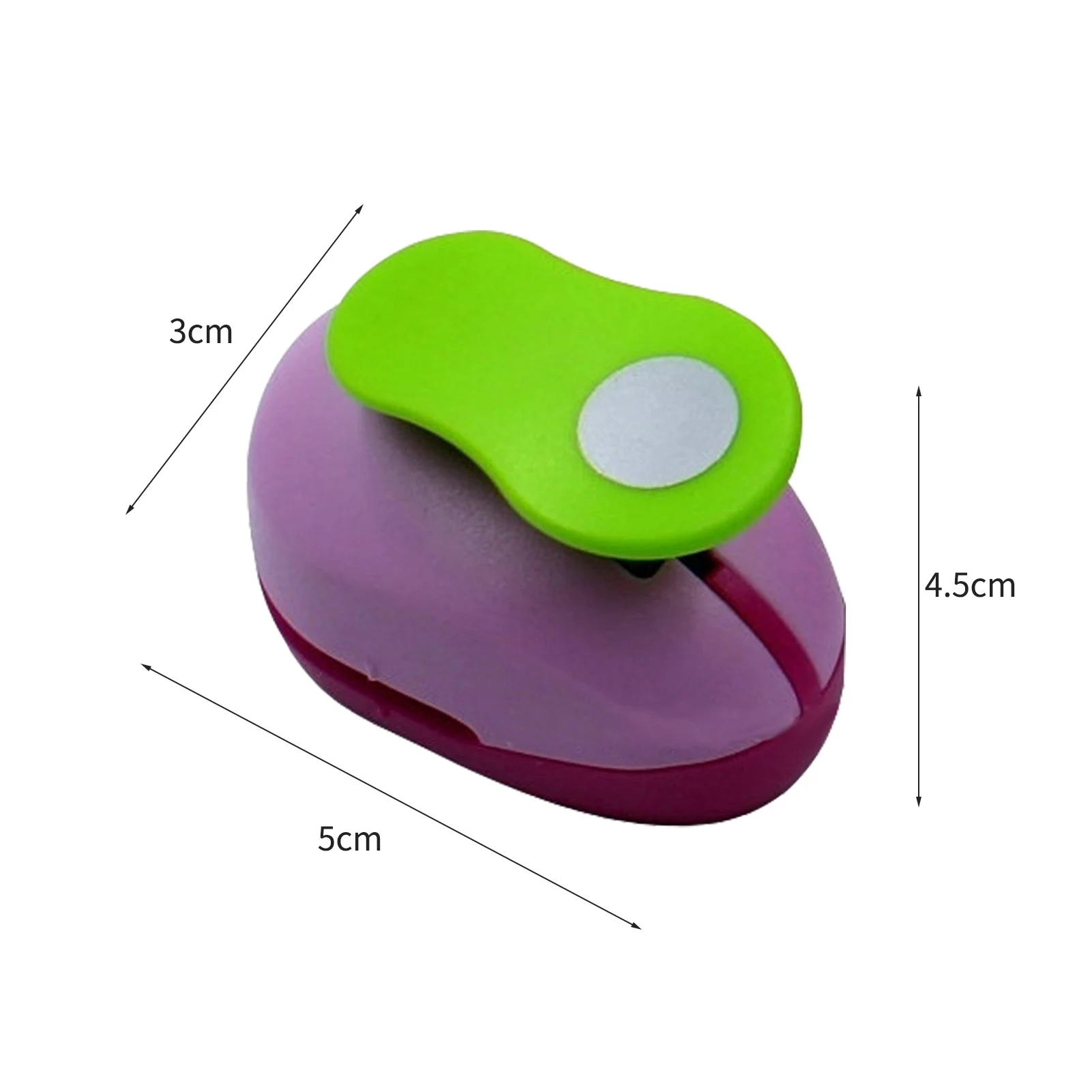 9/16/25/38/50/75mm Circle Punch  DIY Embossing Punches Scrapbooking Machine Paper Cutting Hole Punch Rounder Cutter Random Color