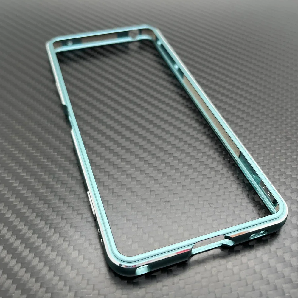 Lightweight Metal Bumper For Sony Xperia 10 V Frame 1 V 5 IV 10 IV 1 IV Anti-Scratch Funda Case Skins+Camera Lens Protector