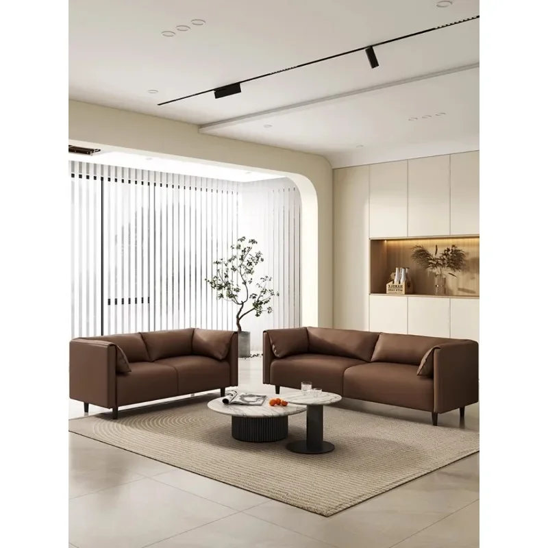 Nordic light luxury small apartment sofa apartment living room rental room clothing store negotiation area reception technology