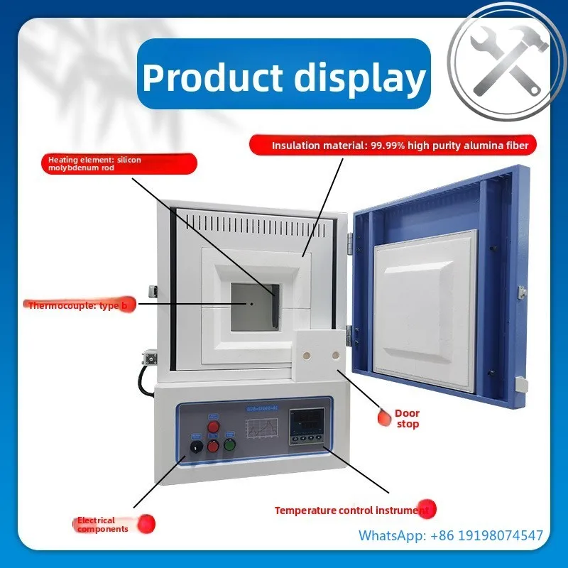 

1700℃ T mp ratur Box Typ Vacuum Atmosph r Muffl Furnac for Laboratory H ating T mp ring Qu nching