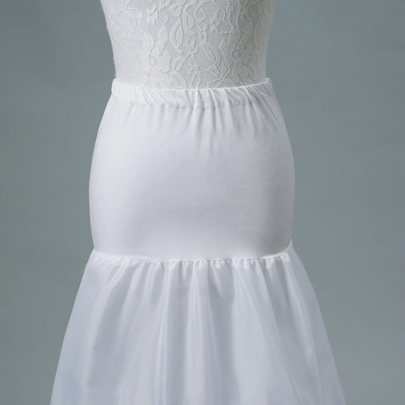 Jupon en Tulle blanc, taille réglable, 2 cerceaux pour robe de mariée, Long traîne Enaguas Para Vestidos Mujer, nouvelle collection