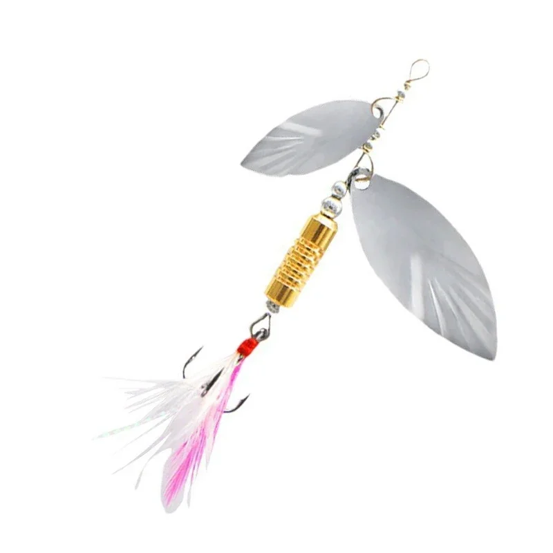 

7g 10g composite rotating spinning long-distance casting sequin lure sea Metal Copper Spoon Bait bass