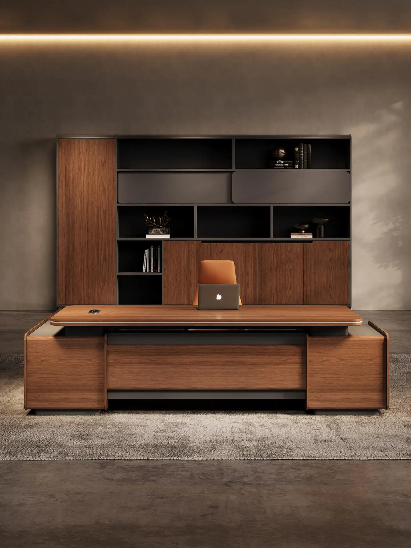 

*Durable Eco-friendly Commercial Desk Executive Modern Office Furniture Stylish Simplicity Executive Desk