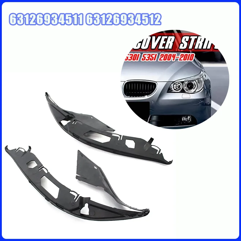 

Pair Headlight Lens Seal Gasket For BMW E60 5 Series 2004-2010 63126934511 63126934512 Car Headlight Rubber Sealing Strip Trim