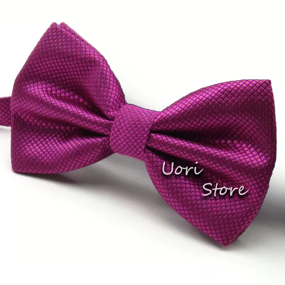 클래식 정장 체크무늬 보타이 남성 비즈니스용 레드 블루 체크무늬 패션 정장 드레스 장식 보타이 셔츠 액세서리 선물