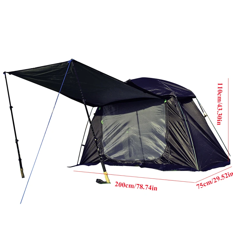 Single Person Multifunctional Off-the-ground Military Camp Tent Waterproof Ultralight Aluminum Pole Without Bed & Canopy Stick