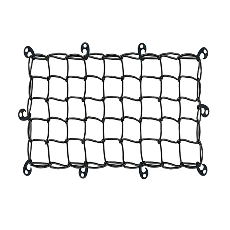

120x90CM Car Trunk Rooftop Net Latex High Elastic Cargo Luggage Storage Organizer Mesh Universal For Travel Offroad Car SUV