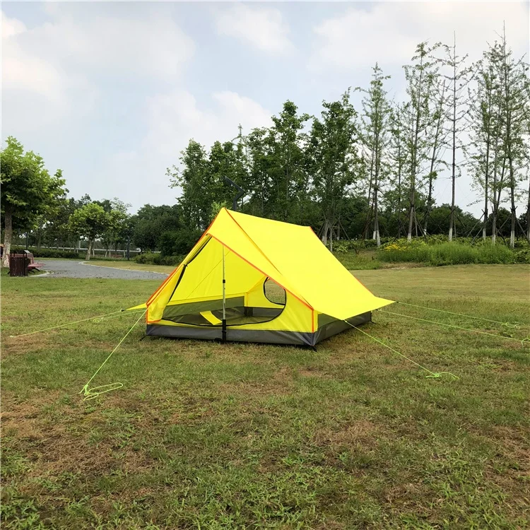 Hot Selling Super Light 1 Person Waterproof Outdoor Camping Tent,  Triangle tent,A Character Type Hiking Tent