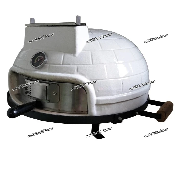 21-Inch White Pizza Oven, Family Gathering Outdoor BBQ Portable Baked Pizza Oven Baked Bread