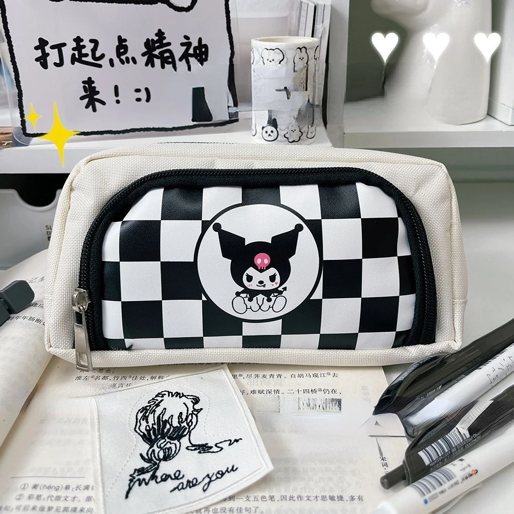 Sanrio Hello Kitty Stationery Kuromi My Melody Cinnamoroll Pencil Case Student My Melody Large-capacity Pencil Bags