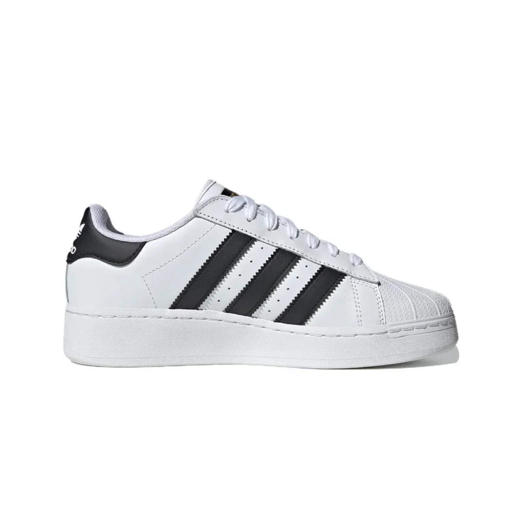 Adidas SUPERSTAR XLG Shellhead Trendy awangardowe niskie szorty męskie i damskie buty na co dzień biało-czarne kolorowa