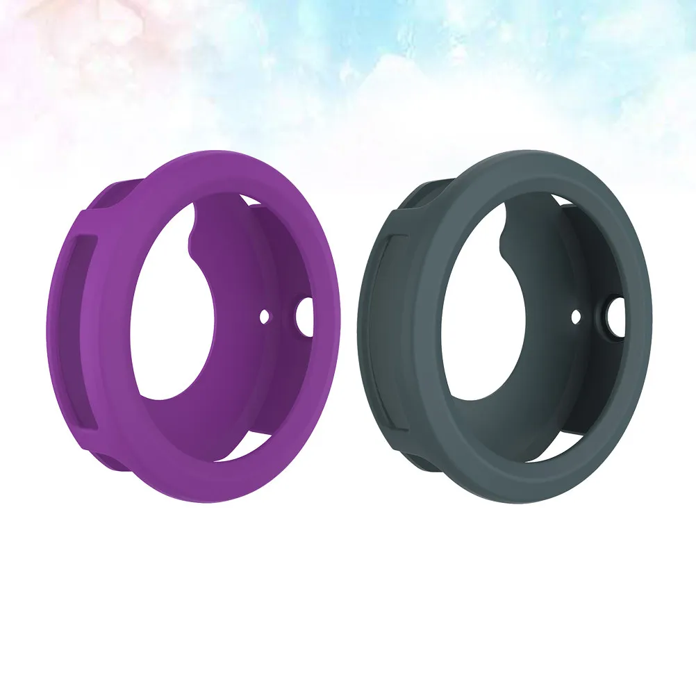 2Pcs Extra Thick Silicone Smart Watch Case Full Front Protection Anti-Scratch Drop Bump Proof Protective Cover for Vivoactive3