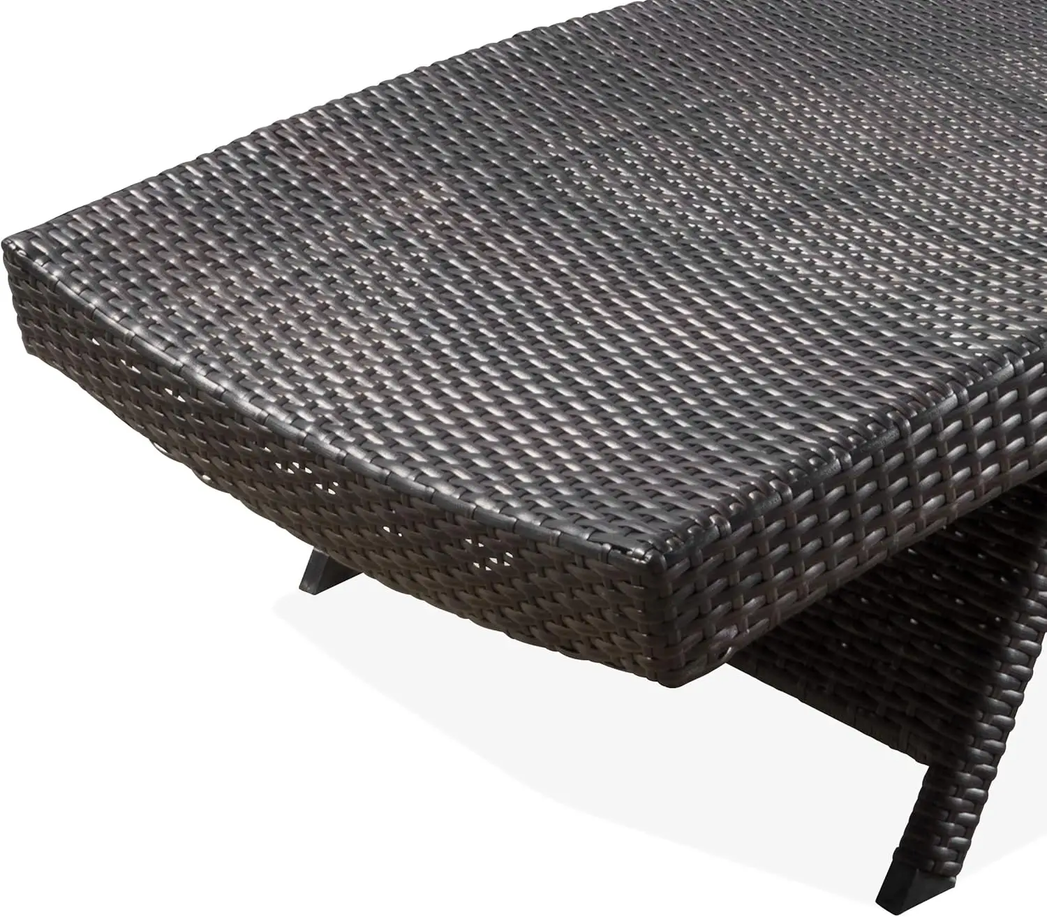 Outdoor vime ajustável Chaise Lounge, Home Venda