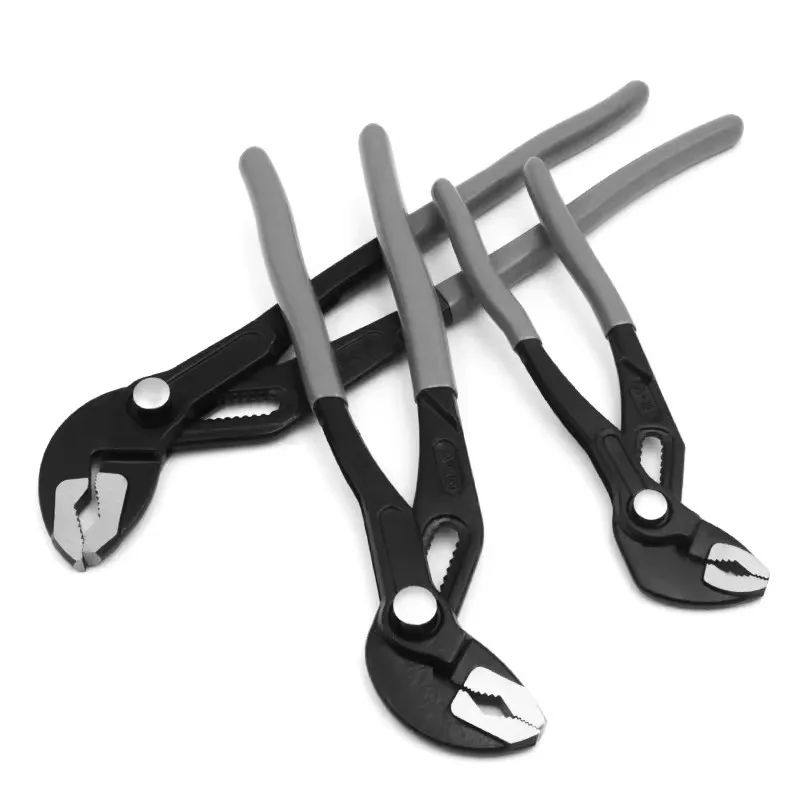 8/10/12 inch Adjustable Water Pump Pliers Quick-Release Plumbing Pliers Pipe Wrench Water Pipe Clamp Pliers Household Hand Tools