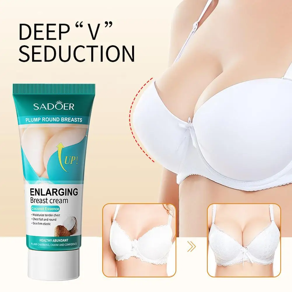 

2PCS Fast Growth Breast Enlargement Cream Increase Tightness Enlarge Breast Bust Care Oil Body Moisturizing Smooth Bright Cream