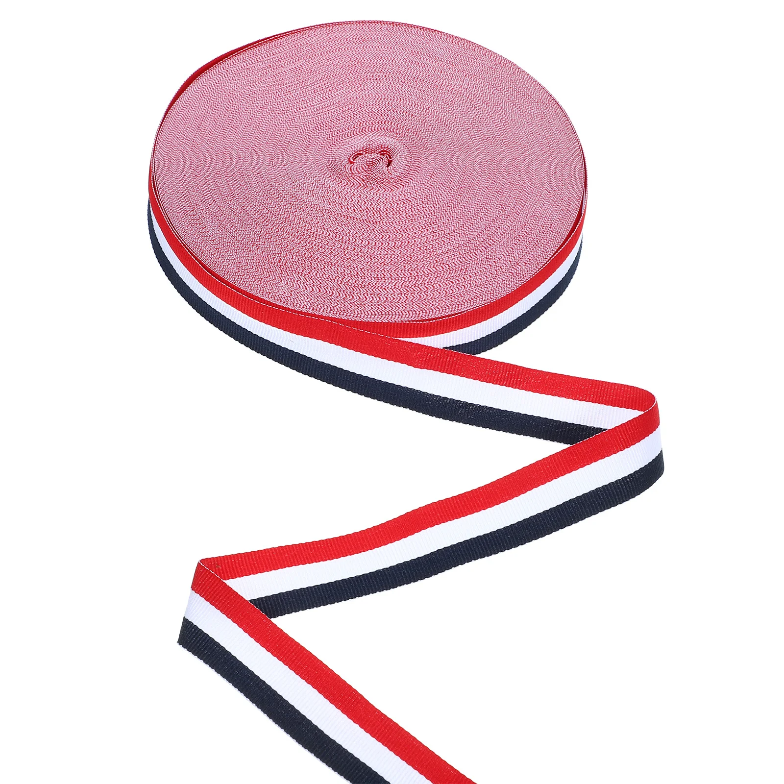 

1 Roll Medal Neck Ribbons Delicate Design Secure Clip for Sports Meeting Party Games Relay Races Competition Award Lanyard