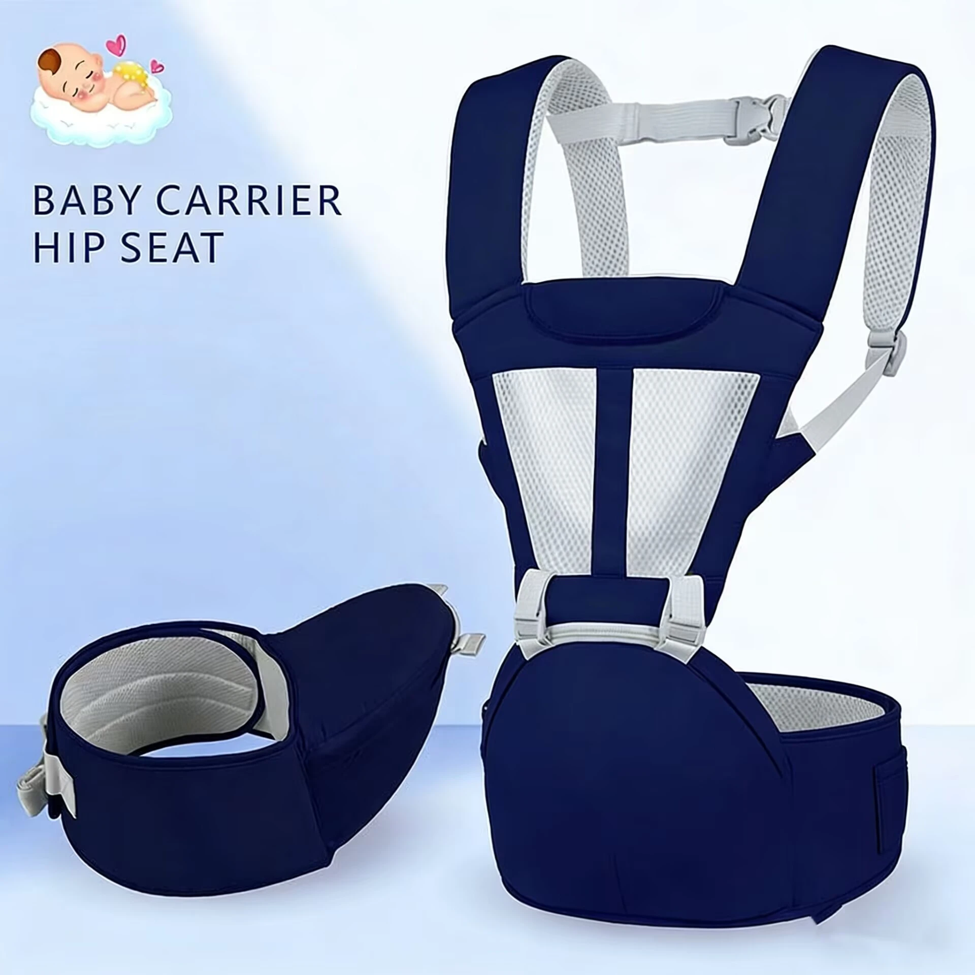 Ergonomic Baby Carrier Newborn To Toddler - Baby Carrier Ergonomic Infant Multifunctional Multi-use
