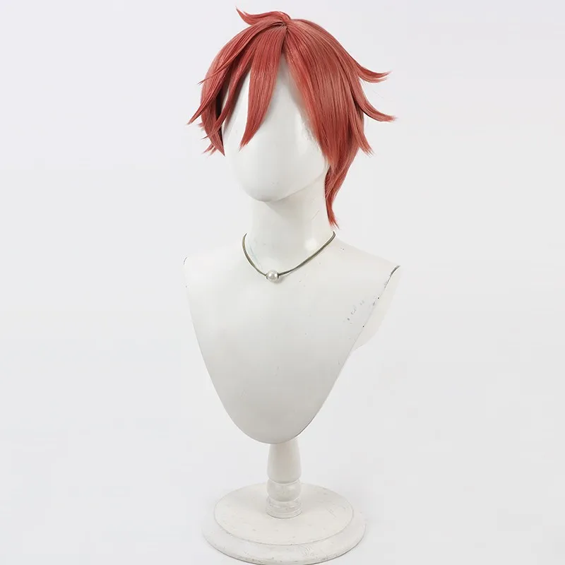 Mignon الخوخ حديقة الظلام شبح Hanagui Sakyo شعر مستعار تأثيري مقلد فروة الرأس متعدد الألوان الحرير المختلط