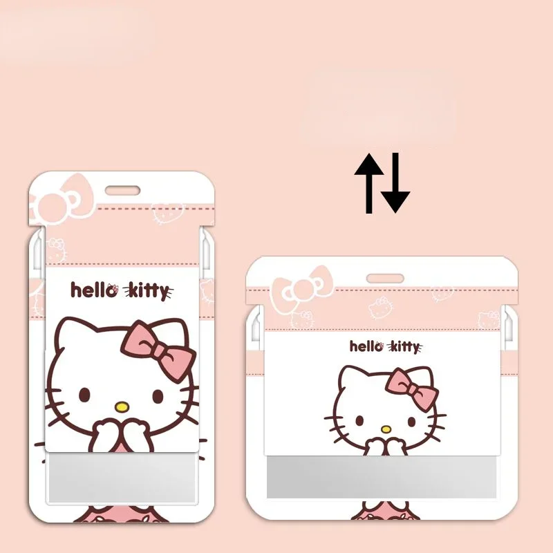 Аниме Sanrio, милая девушка, сердце, модель Hello Kitty, доктор, медсестра, идентификационные карты, табличка, значок, выдвижная идентификационная карта