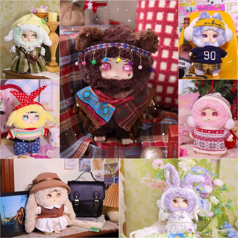 

LOKIKI Replica Time Series Blind Box 400% Vinyl Face Doll Mysterious Box Cute Anime Character Collection and Decoration Toy Gift