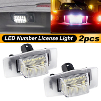 2pcs LED License Plate Light For Mazda Miata MX 5 Roadster nb Tribute Protege Familia MPV MK Ford Escape OEM#:NC1051270 A/B/C