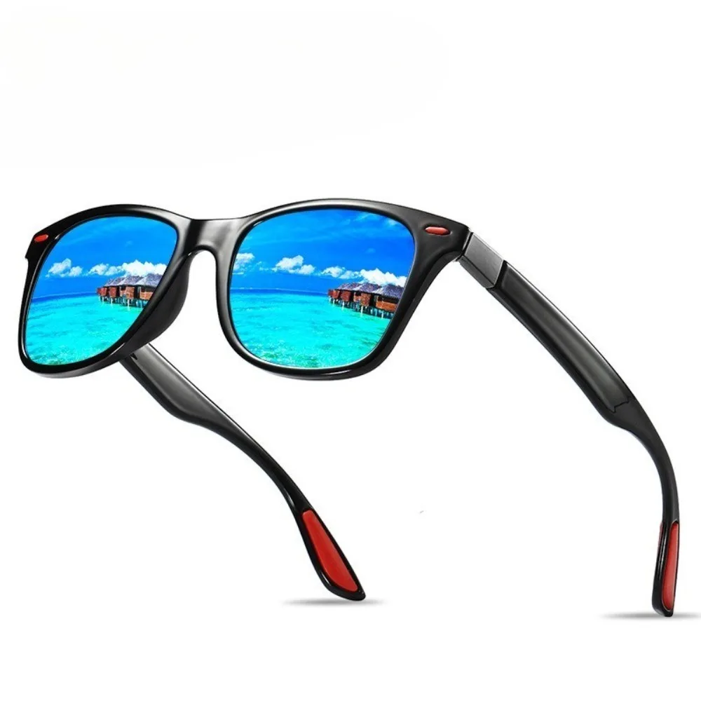 Korean Colorful Sunglasses Men Driving Mercury Lens Fashion Glasses