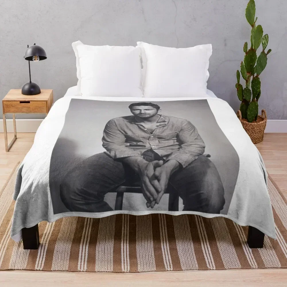 

Gerard-Butler Throw Blanket All Season Soft Lightweight Blanket for Home