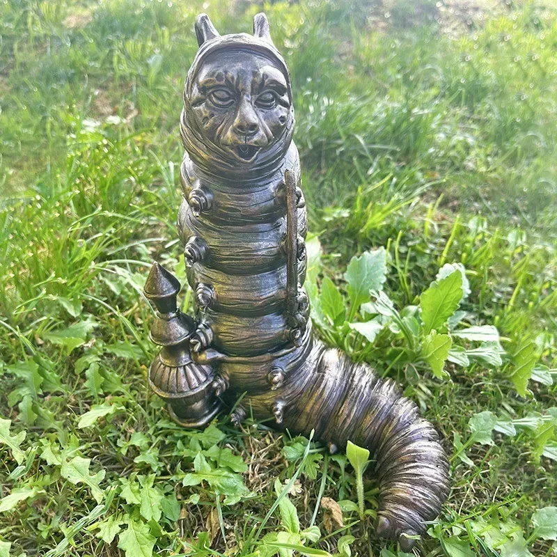 Garden home decoration sculptures, resin crafts, unique and vivid figures, animal statues, desktop collections, spoof gifts.