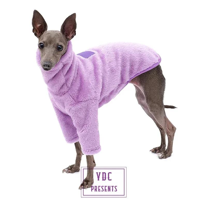 

Small Dog Clothes Whybit Italian Greyhound Puppy Clothes Soft Double Velvet Pet Sweater Dogs Accessories Ropa Para Perro
