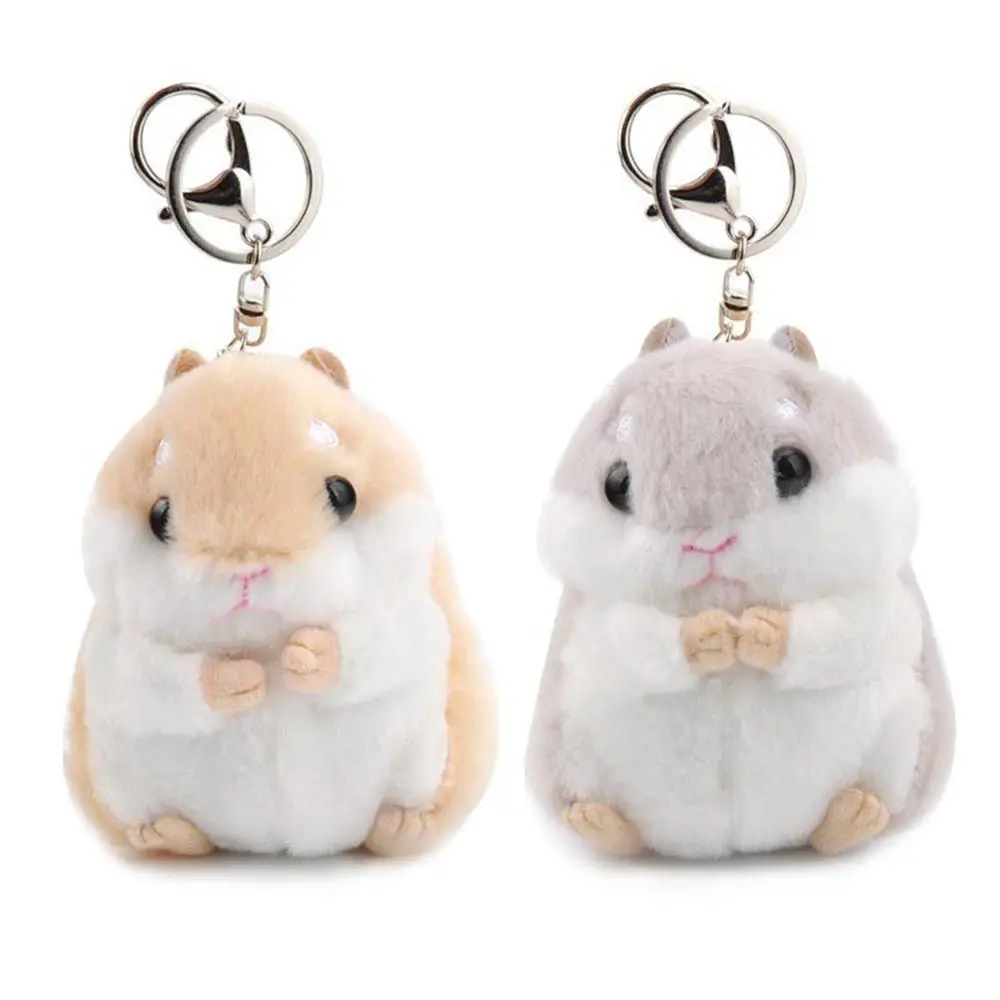 Kawaii Cute Stuffed Animal Mouse Toy Key Chain Hamster Doll Birthday Gift