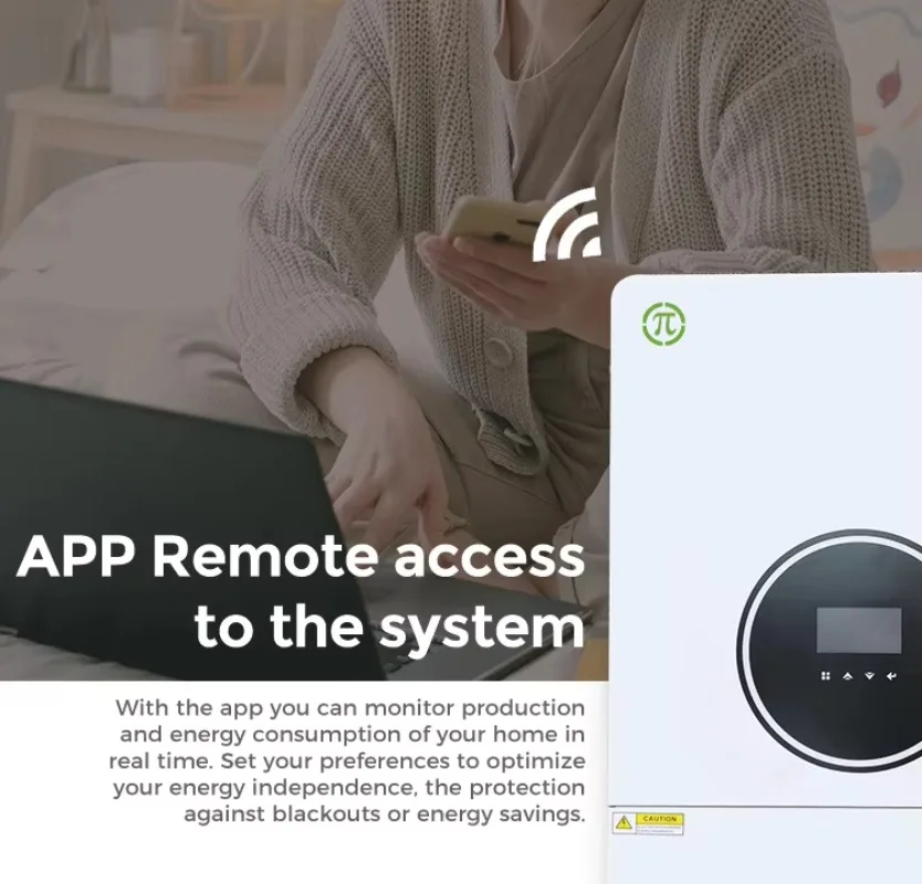 محول طاقة تيار متردد تيار مستمر من مستودع الاتحاد الأوروبي 48 فولت 7 كيلو وات عاكس شمسي هجين مع وحدة تحكم شحن MPPT