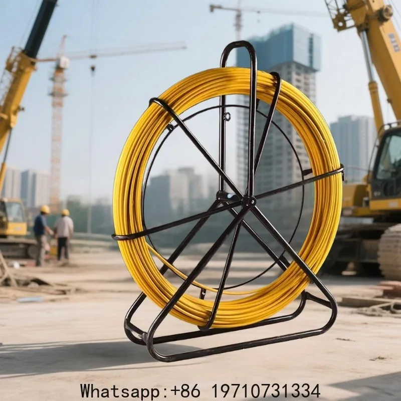 

4/5/7mm Wire Threader Leader Electrician Threading Frame Fiberglass Perforator Pipe Unclogger Fiber Optic Cable Pipe Threader