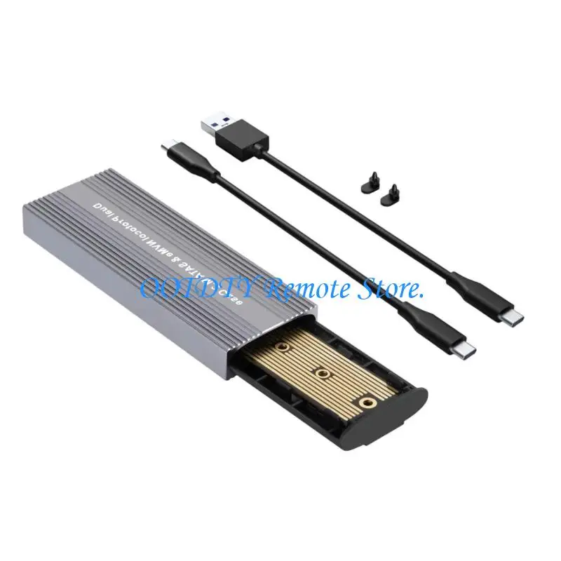DXAB USB C 10 Гбит / с металлических жестких дисков для PCIE M.2 Drive Toolless Установка