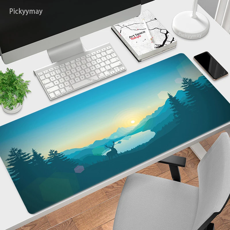 Deep Firewatch 900X400mm Mouse Pad Laptop Desk Keyboard Pad XXL Office Table Mats Carpet Mouse Mat For Playing Games Mousepad