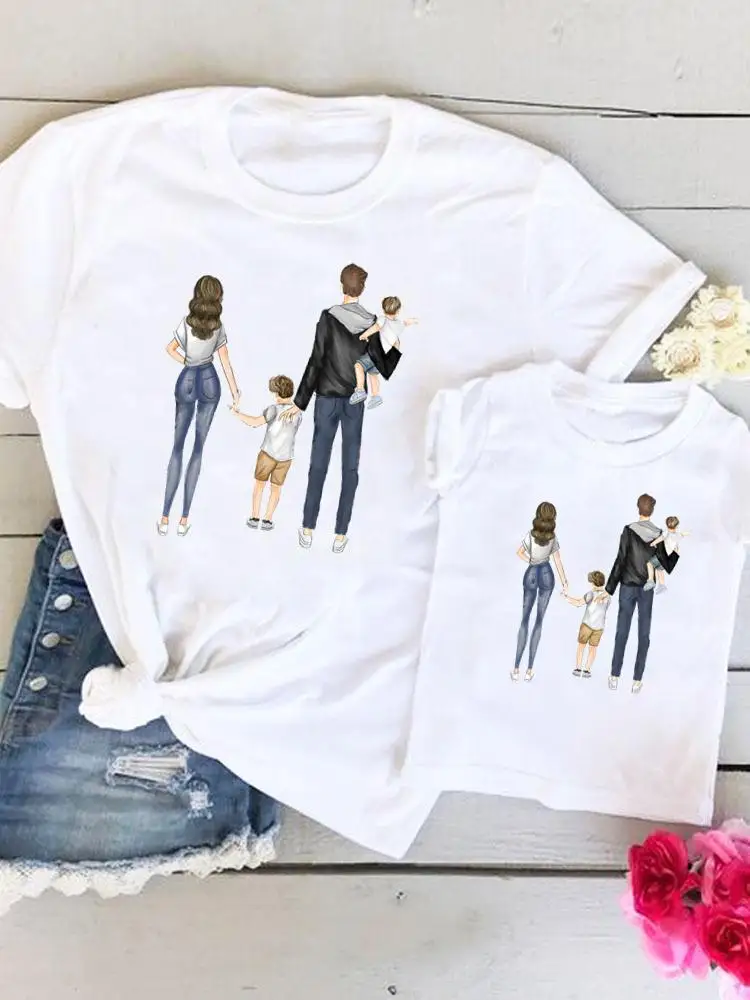 

Family Matching Outfits Women Love Kid Child Summer Sweet Love 90s Trend Mom Mama Mother Tshirt Tee T-shirt Clothes Clothing