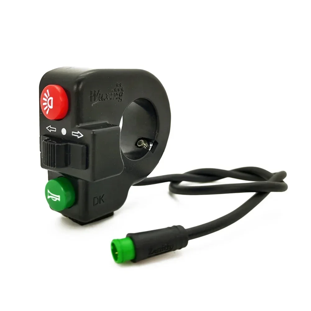 Scooter Switch Horn Ebike Electric Bicycle Turn Signal 3-In-1 Lon/off Button Switch Throttle Control Brand New