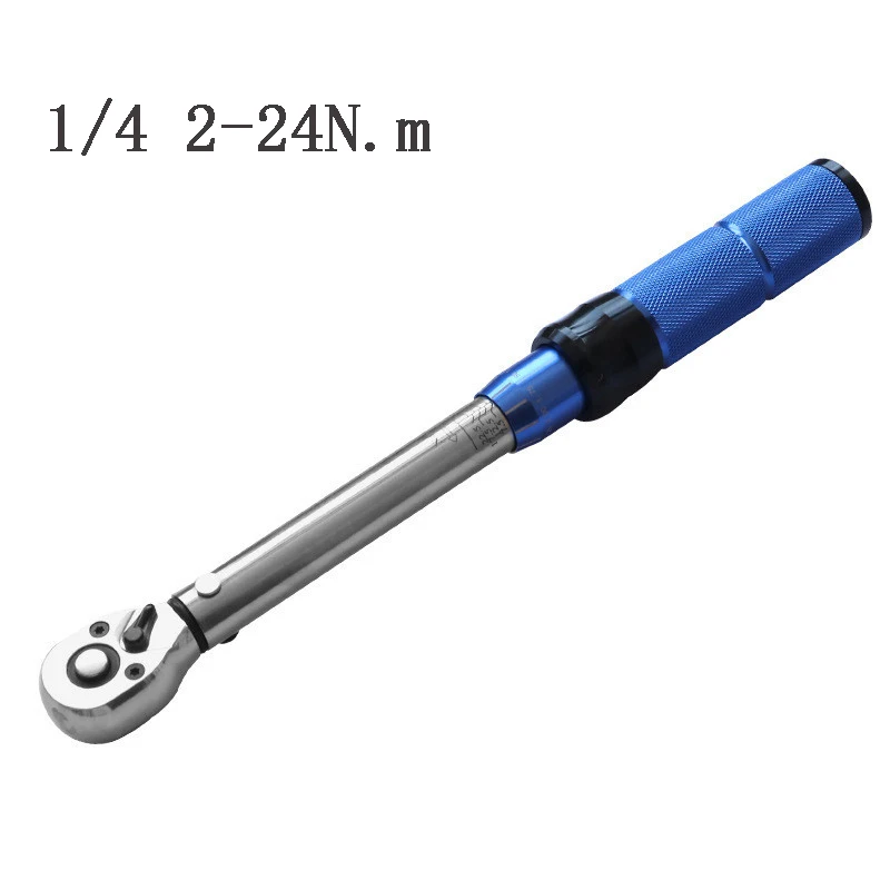 1/4 Inch Wrench Adjustable Torque Wrench For Automotive Repair High Quality Material Ratcheting Head Rust Resistant