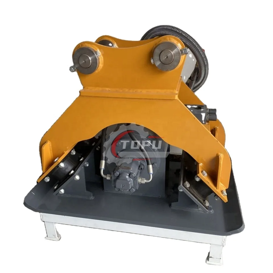 Excavator hydraulic compactor vibratory plate compactor vibrating plate compactor for Russia market