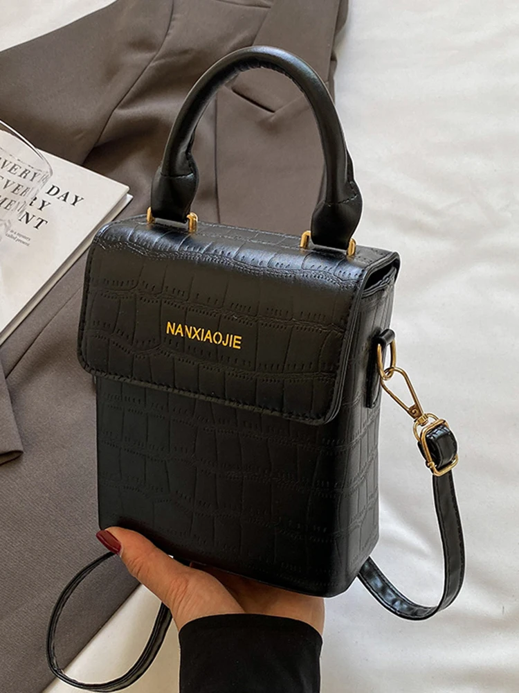 Fashion Crossbody Bag for Women 2024 Luxury Shoulder Bag Earphone/Lipstick/Key Handbag Female Totes PU Leather Pearls decoration