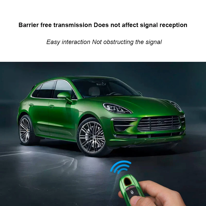 For Porsche Car Track Key Fob Case Protective Shell Housing Cover For Cayenne Panamera Macan 911 718 Cayman Boxster Taycan
