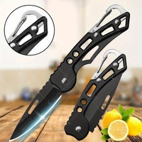 3-18PCS Stainless Steel Folding Knife Multipurpose Sharp Kitchen Knife Professional Meat Cleaver Portable Utility Cutting Tool