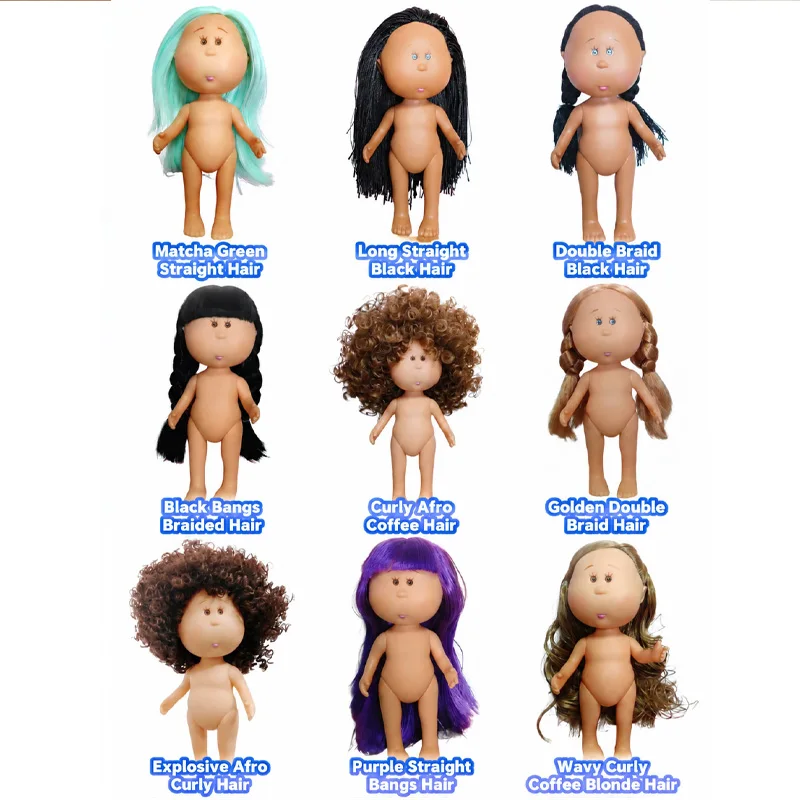 New 24cm Spain Cute Potato Doll Mia Doll Anime Vinyl Dress Up Doll Bean Eye Doll Companion Toys Diy Toy Perfect Gifts Decoration