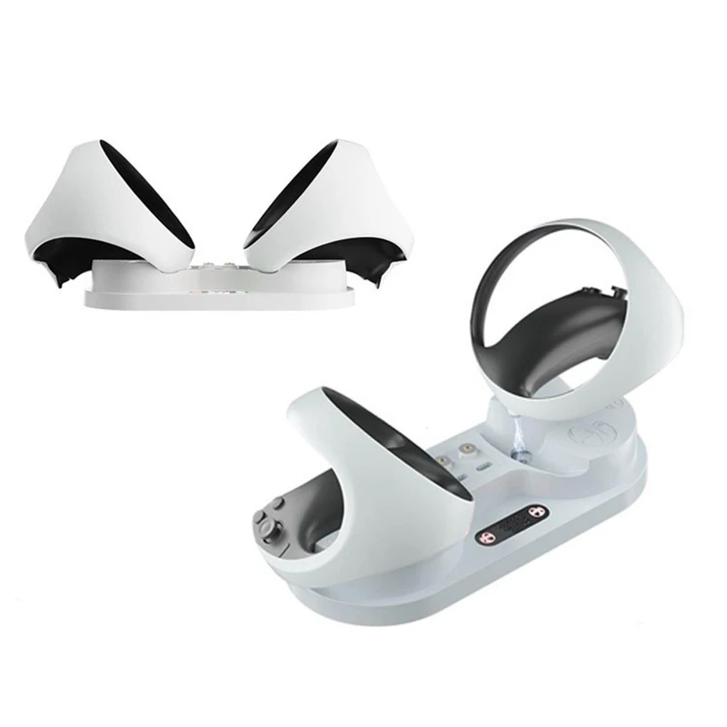 YY+2IN1 Dual Charger Charging Dock Station Stand For PS5 PS VR2 Controllers Console