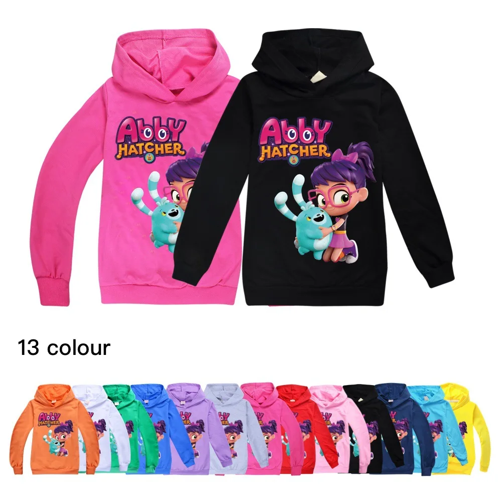 

Abby Hatcher 3D Pint Hoodie For Teen Boy Girls Top Spring Autumn Child Cotton Casual Sweatshirt Kids Sport Sweater Coat