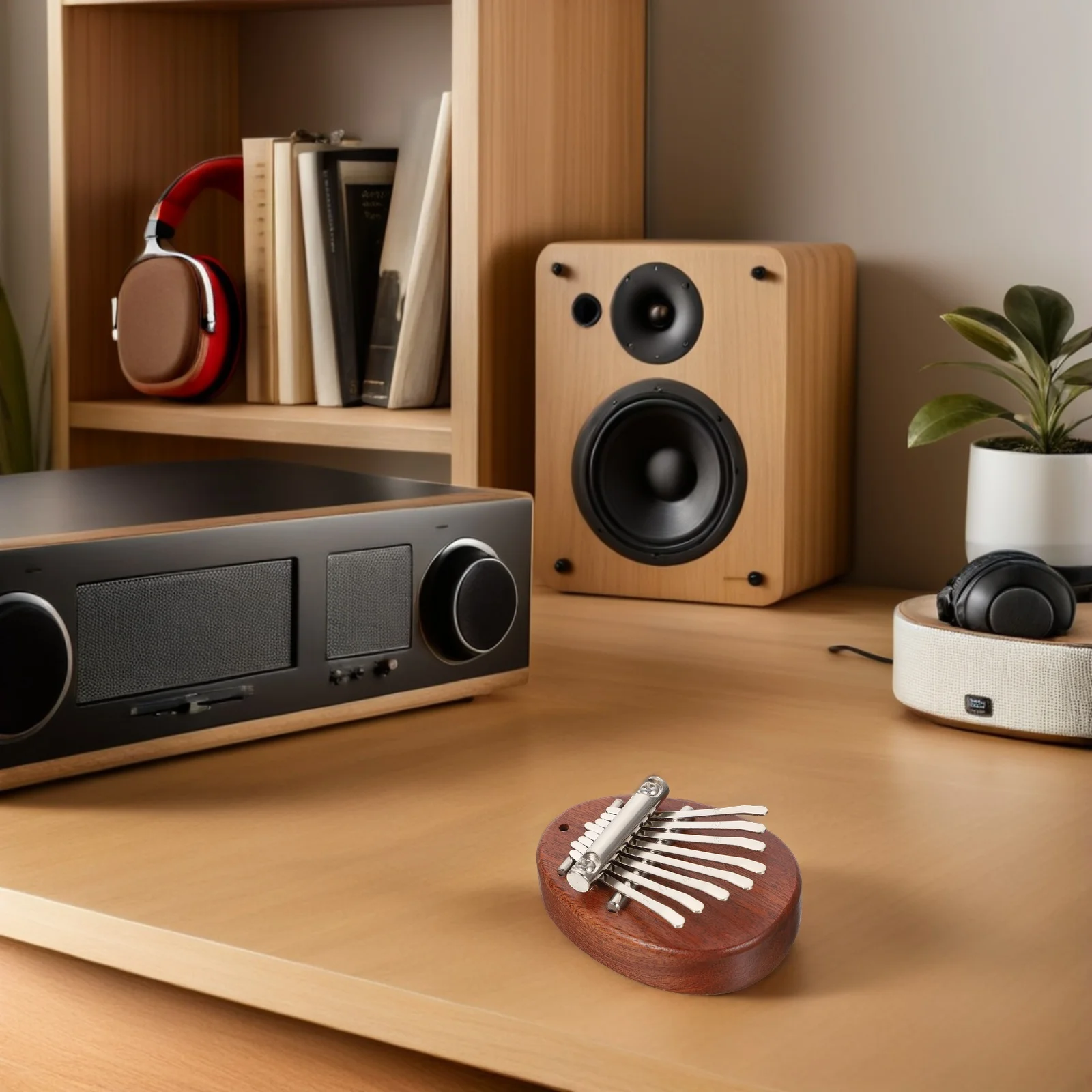 2 مجموعة صغيرة الإبهام البيانو 8-مفتاح Sapele الخشب قطرة الماء تصميم المحمولة كاليمبا للمبتدئين إصبع آلة موسيقية هدية #3