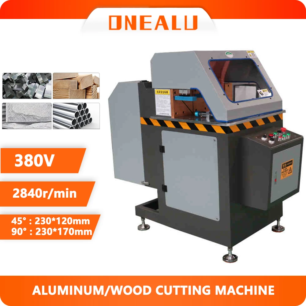 Aluminum alloy door and window material 550 swing angle cutting machine 45 degree 90 degree aluminum machine precision saw table