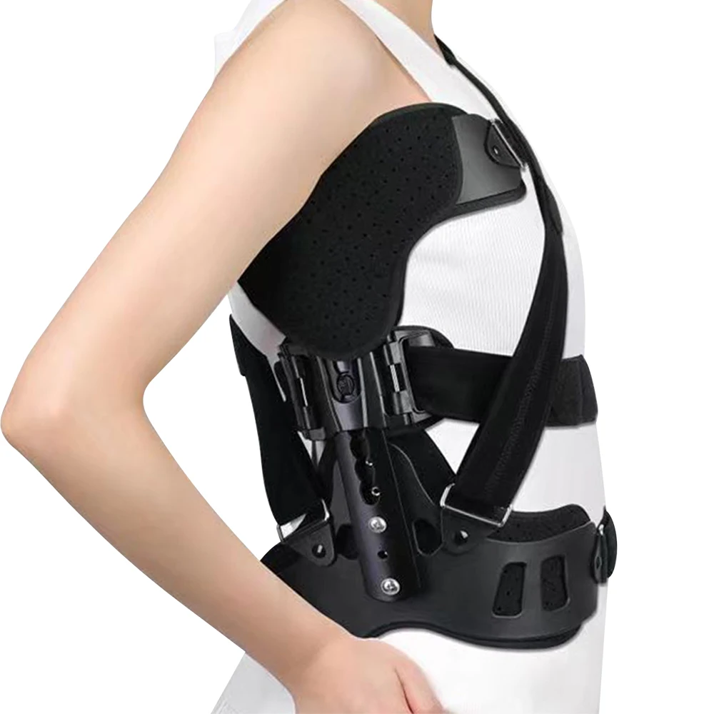 

Ортез для сколиоза, корректор осанки, регулируемый вспомогательный ортез позвоночника для послеоперационного восстановления спины, для левого/правого