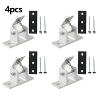 Solar Panel Rotatable Elevation With Angle Bracket Roof Mounting Attachment Solar Panel Brackets Tilt Mounting Rail Support